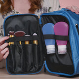 AmElegant Home and Travel Toiletry Bag for Women Makeup Organizer