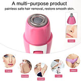 AmElegant 4 in 1 Facial Hair Removal for Women Eyebrows, Nose Trimmer