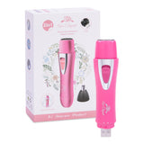 AmElegant 2 in 1 Facial Hair Removal and Nose Trimmer for Women