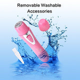 AmElegant 2 in 1 Facial Hair Removal and Nose Trimmer for Women